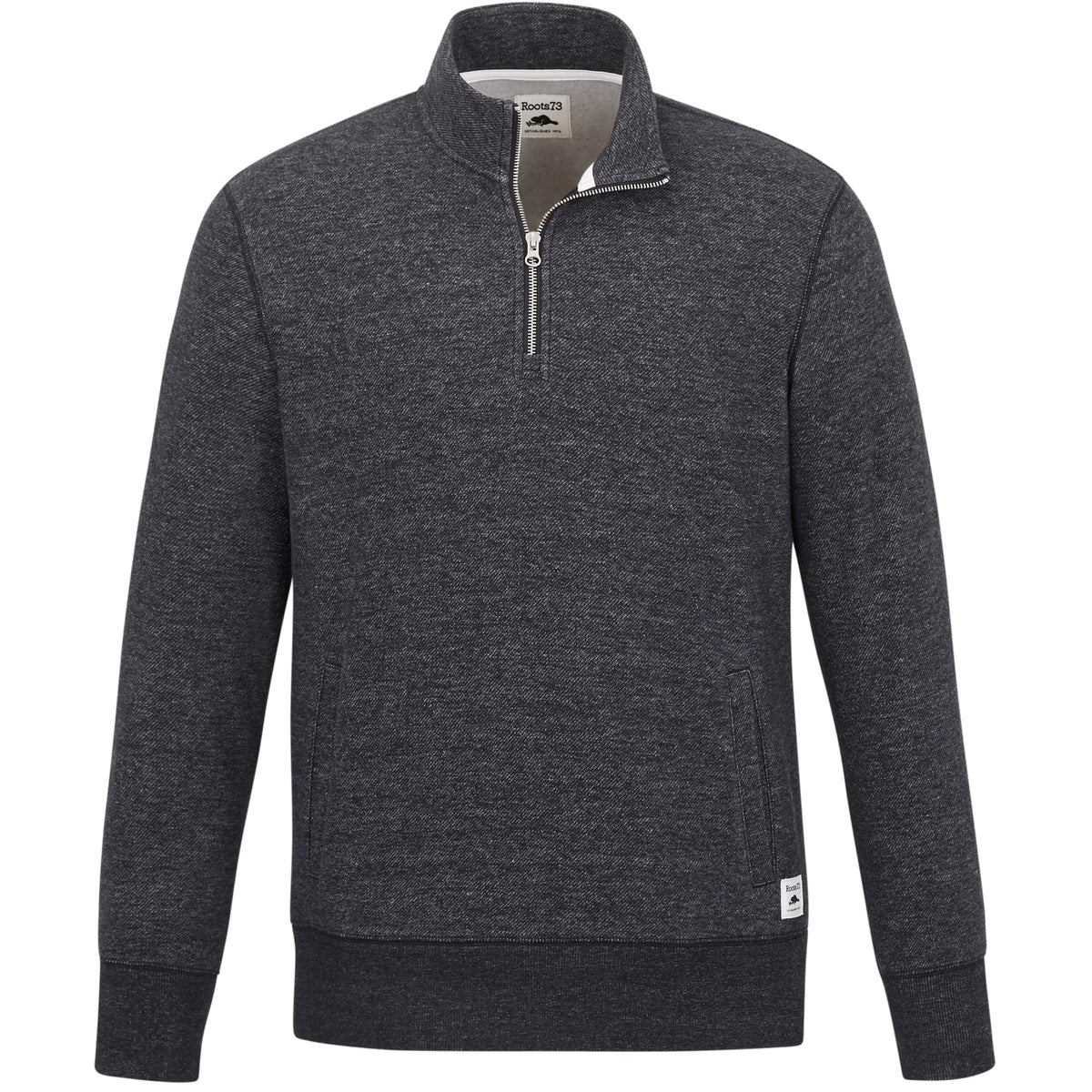 Custom logo Men's PADDLECREEK Roots73 Fleece Quarter Zip