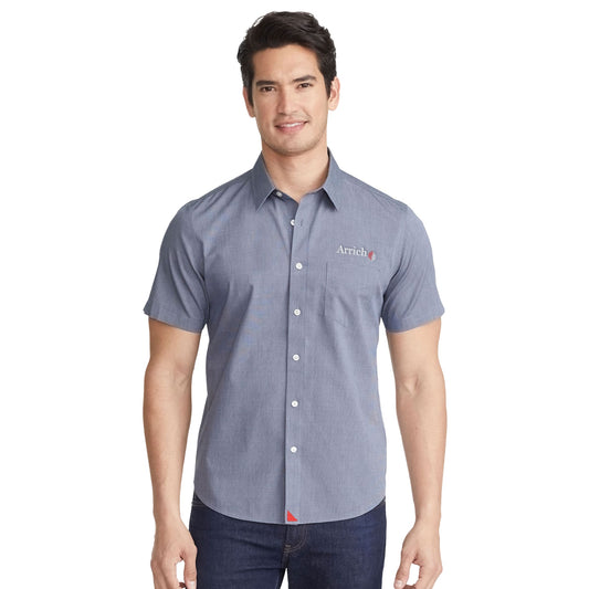Custom logo UNTUCKit Petrus WF Short Sleeve Shirt-Men's