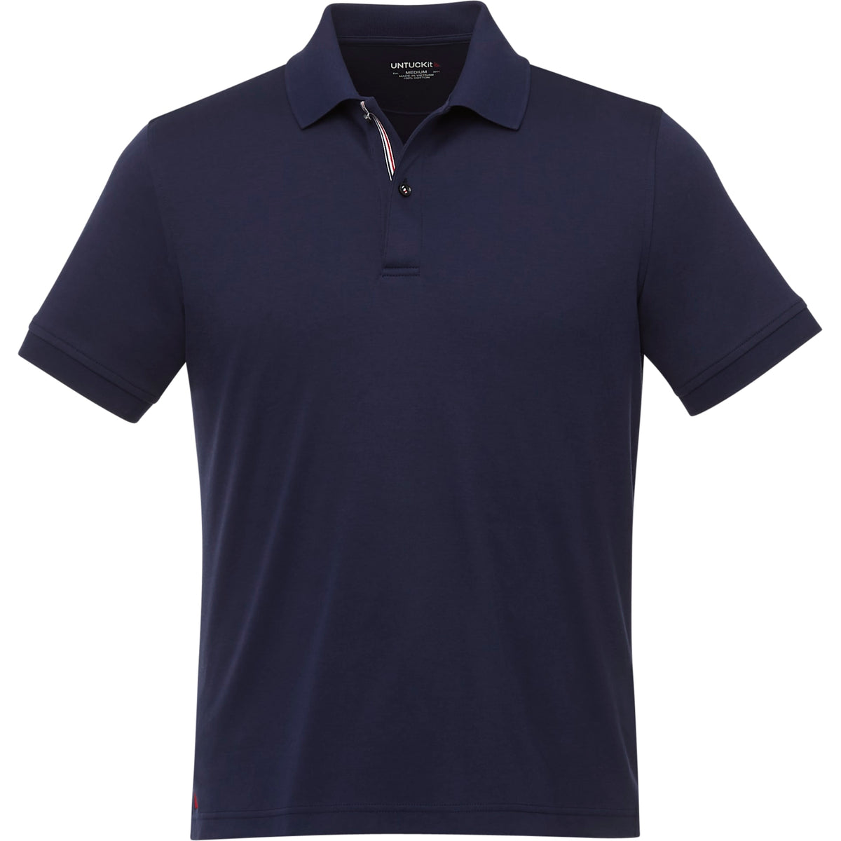 Custom logo UNTUCKit Damaschino Short Sleeve Polo-Men's