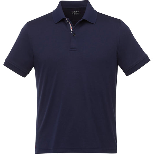 Custom logo UNTUCKit Damaschino Short Sleeve Polo-Men's