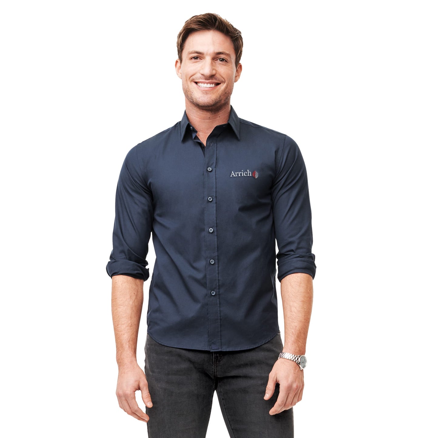 Custom logo UNTUCKit Castello WF Long Slv Slim Fit Shirt-Men's