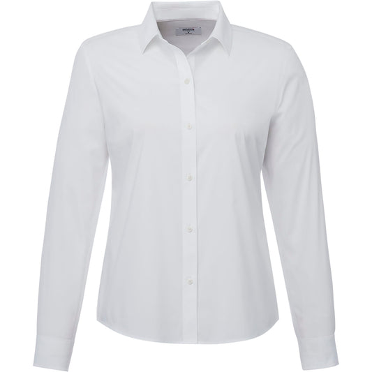 Custom logo UNTUCKit Bella Long Sleeve Shirt-Women's