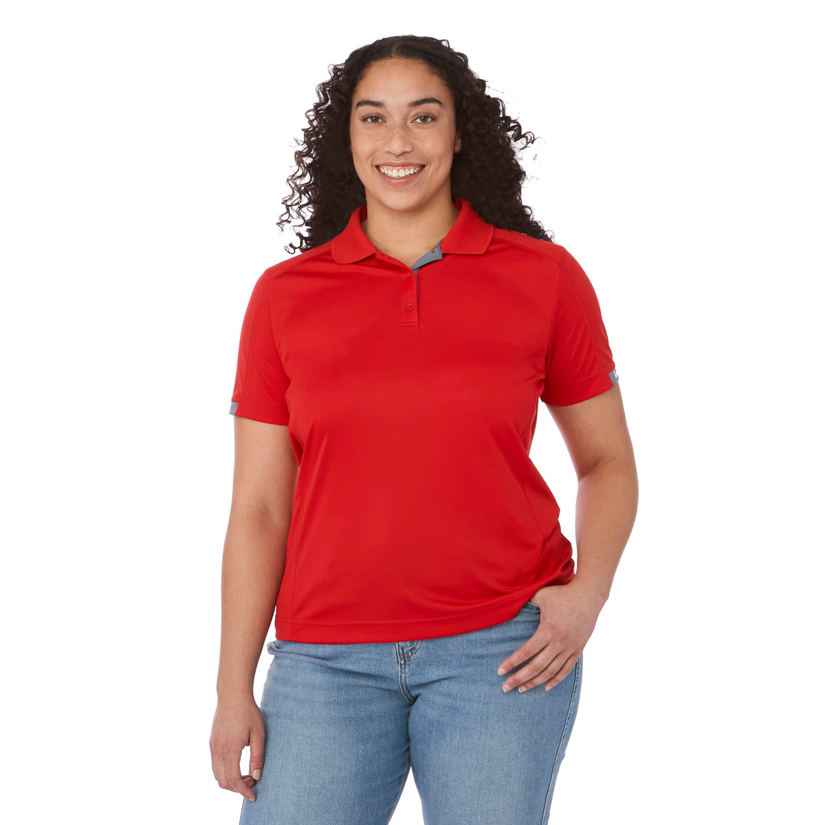 Custom logo Women's Kiso Short Sleeve Polo