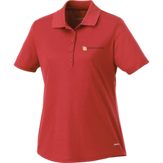 Custom logo Women's Edge Short Sleeve Polo