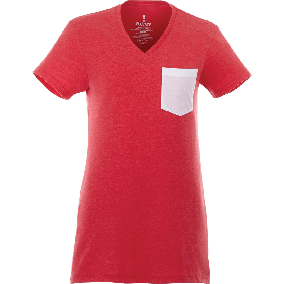 Custom logo Women's MONROE Short Sleeve Pocket Tee