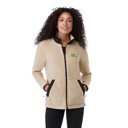 Custom logo Women's KAHUZI Eco Full Zip Sherpa