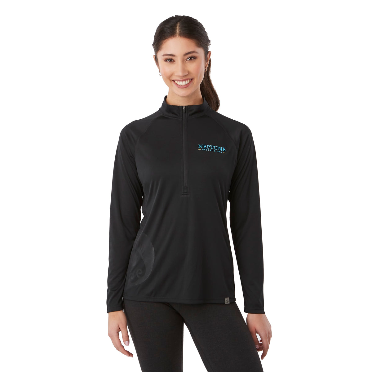Custom logo EVANS Eco Knit Half Zip - Women's