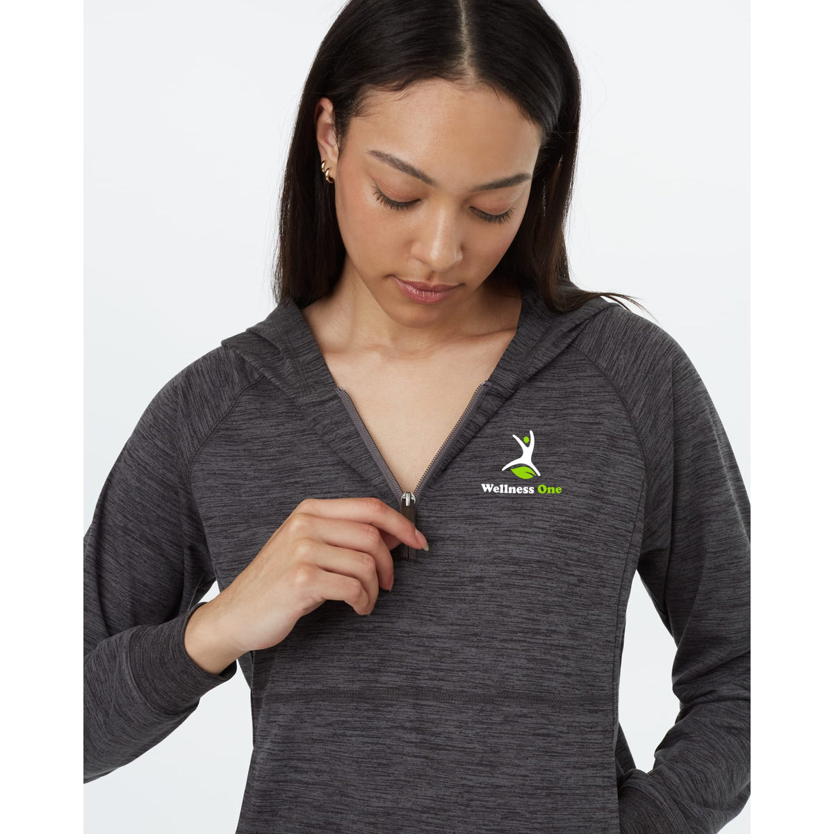 Custom logo tentree Stretch Knit Quarter Zip - Women's