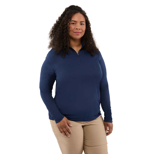 Custom logo DARA Knit Quarter Zip - Women's