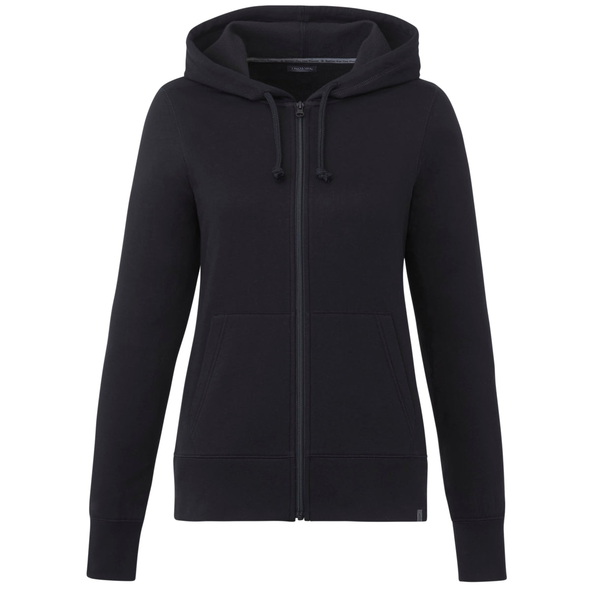 Custom logo Women's ARGUS Eco Fleece Full Zip Hoody