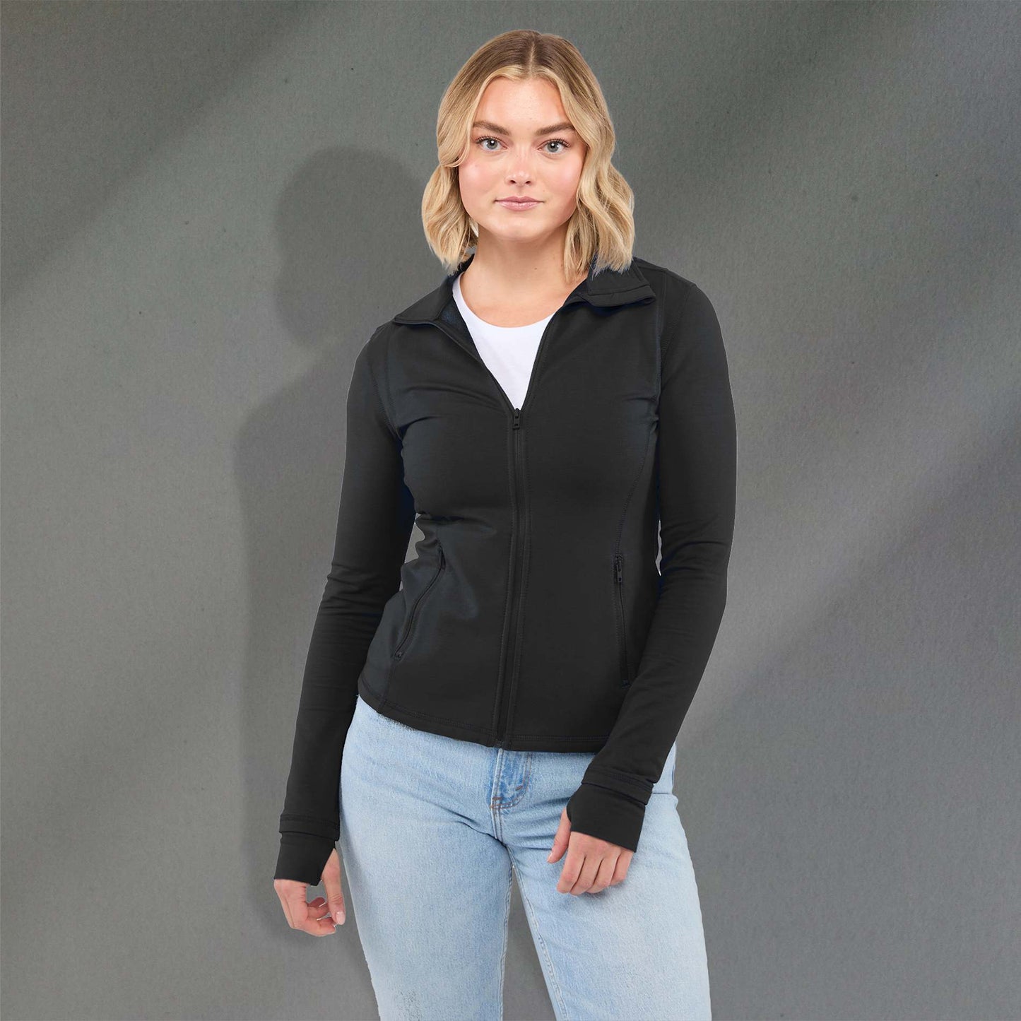 Custom logo LYON Eco Stretch Knit Full Zip - Women's