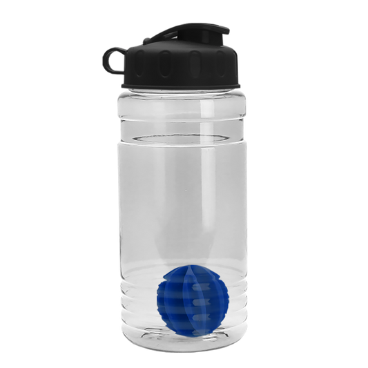 Groove Tritan® Shaker Bottle with Flip-Top Lid and Mixing Ball - 20 oz.
