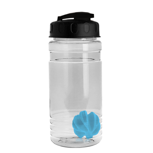 Groove Tritan® Shaker Bottle with Flip-Top Lid and Mixing Ball - 20 oz.