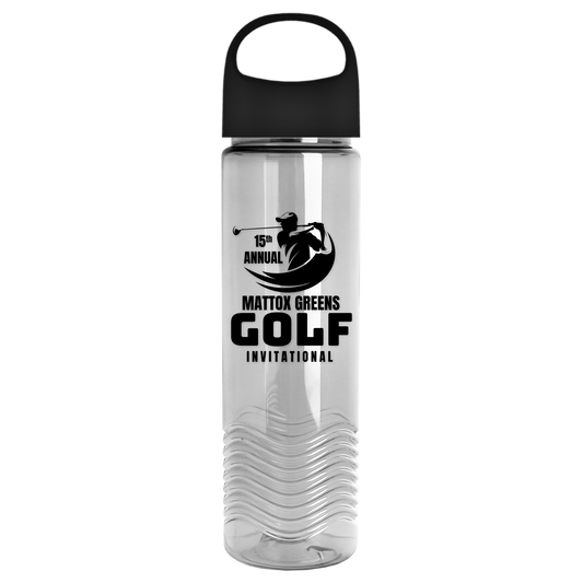 Wave Tritan® Bottle with Oval Crest Lid - 24 oz.