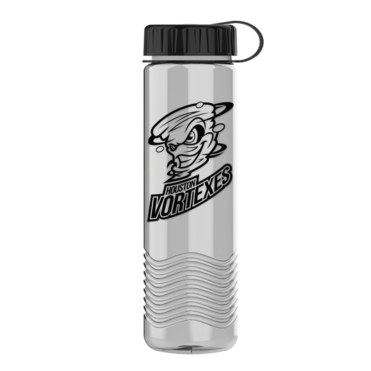 Wave Tritan® Bottle with Tethered Lid - 24 oz.