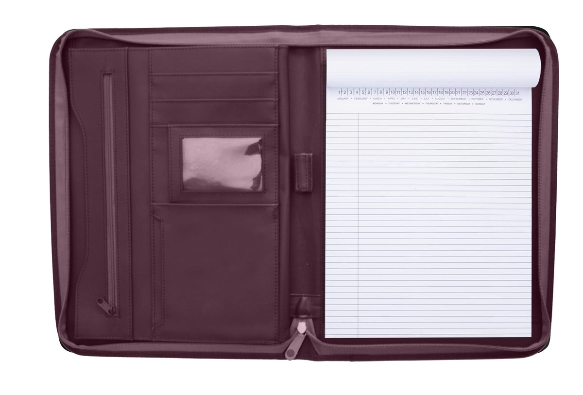 Custom logo Ultrahyde Zippered Padfolio