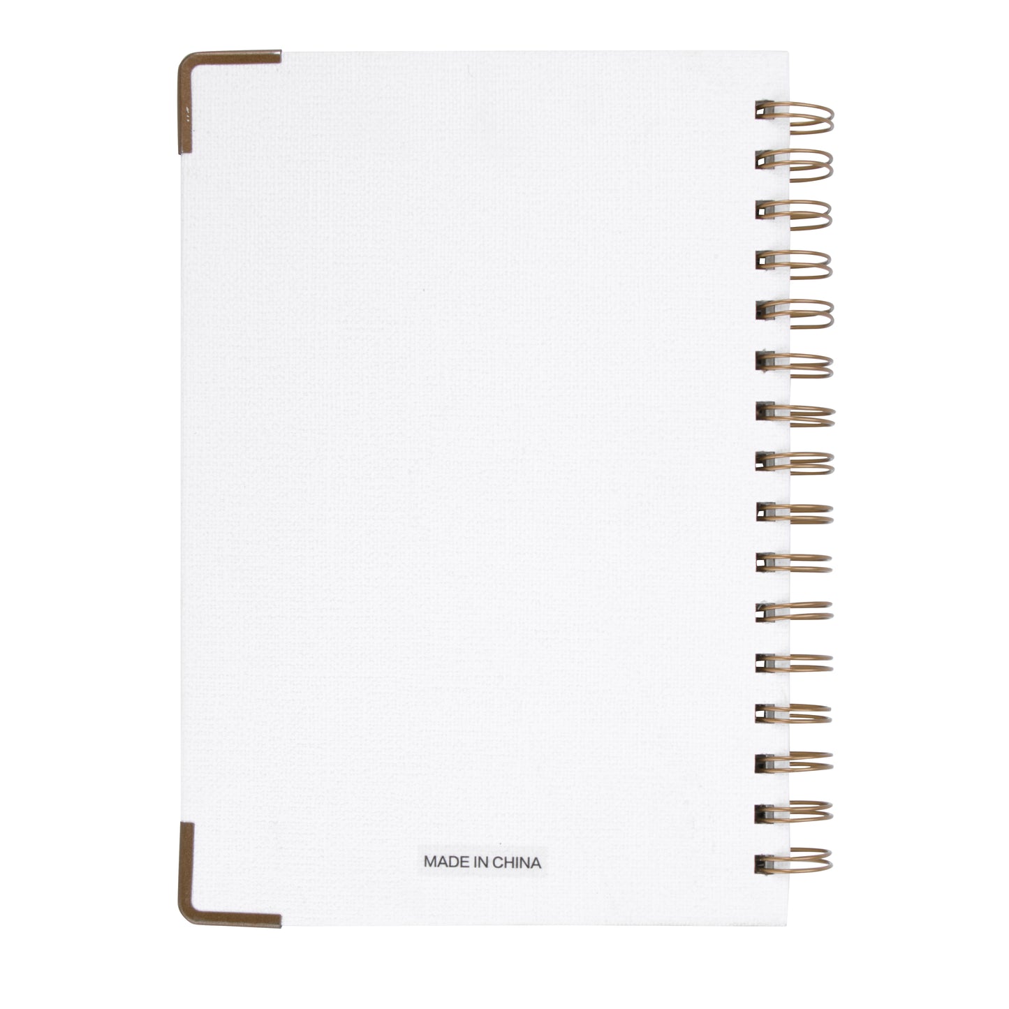Woven Paper Hardback With Metal Accents Notebook