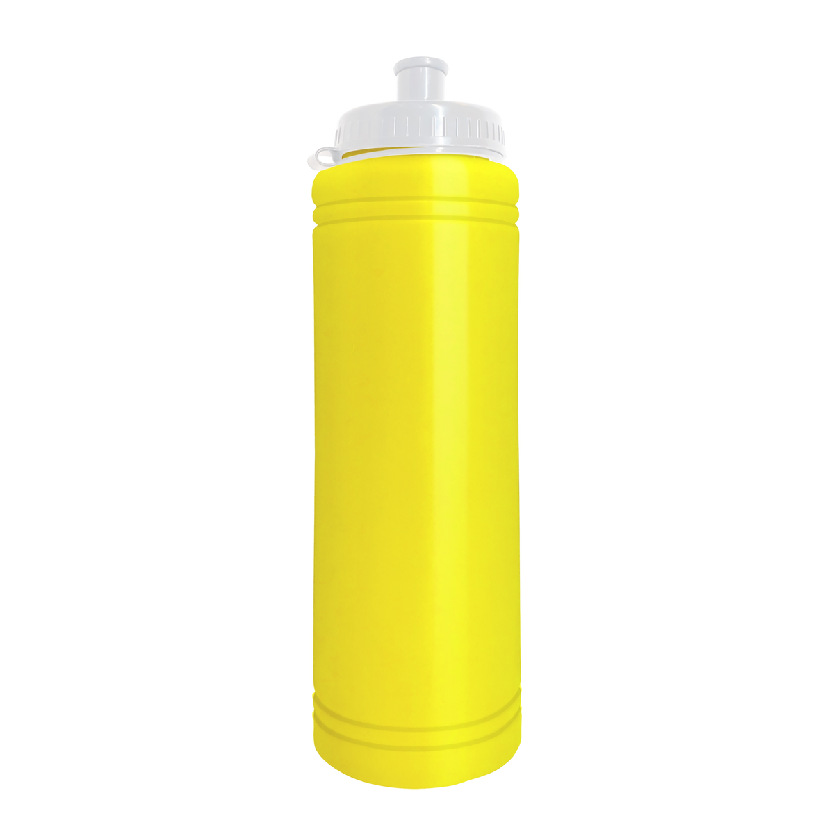 Custom logo Slim Line Bottle with Tethered Push-Pull Lid - 25 oz.