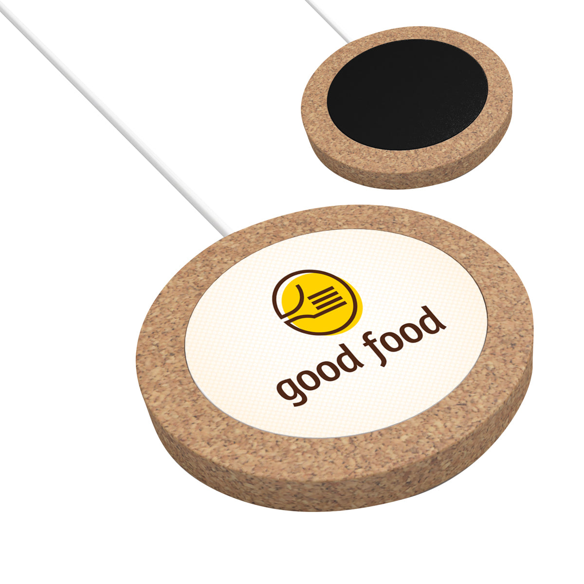 Custom logo 15W Cork Wireless Charger