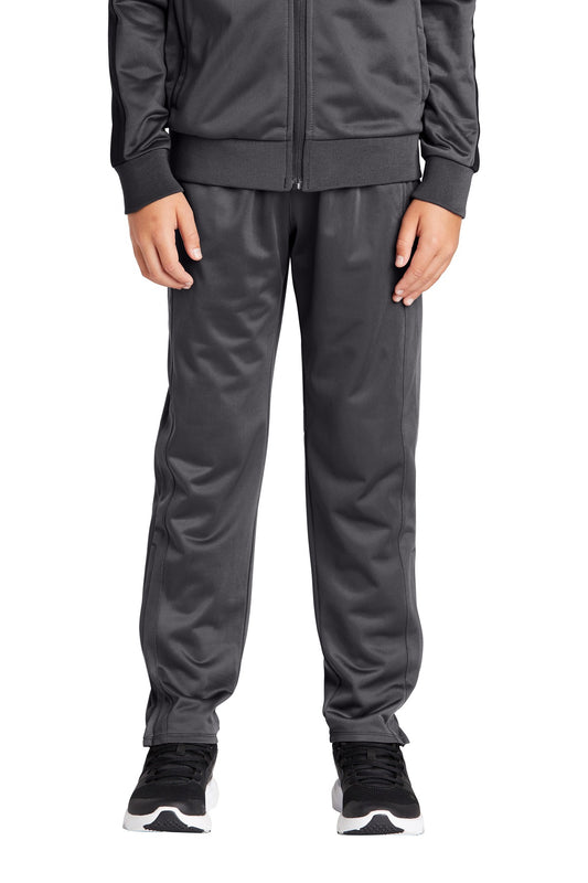 Custom logo Sport-Tek ® Youth Tricot Track Jogger. YPST95 in Graphite