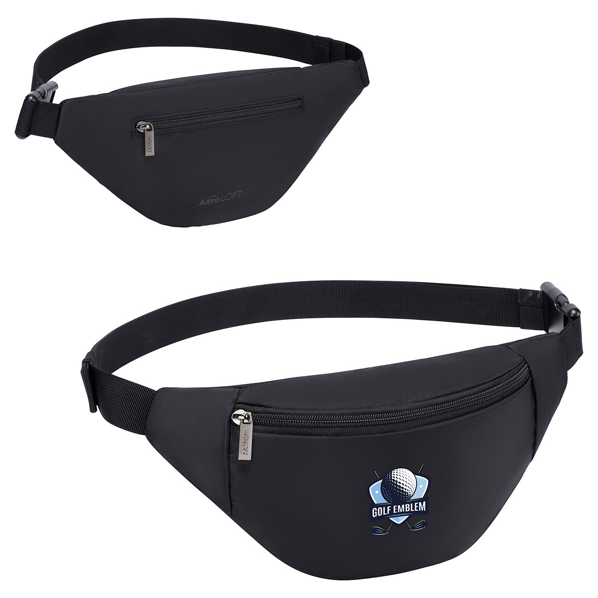 Custom logo AeroLOFT® ECO Anywhere Belt Bag