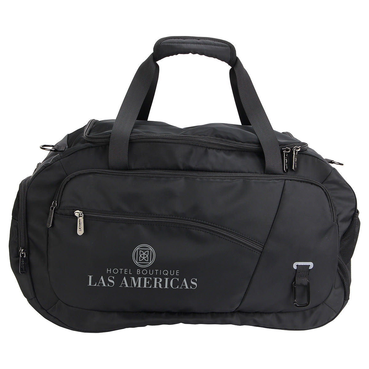 Custom logo AeroLOFT® Jet Black Weekender Duffel