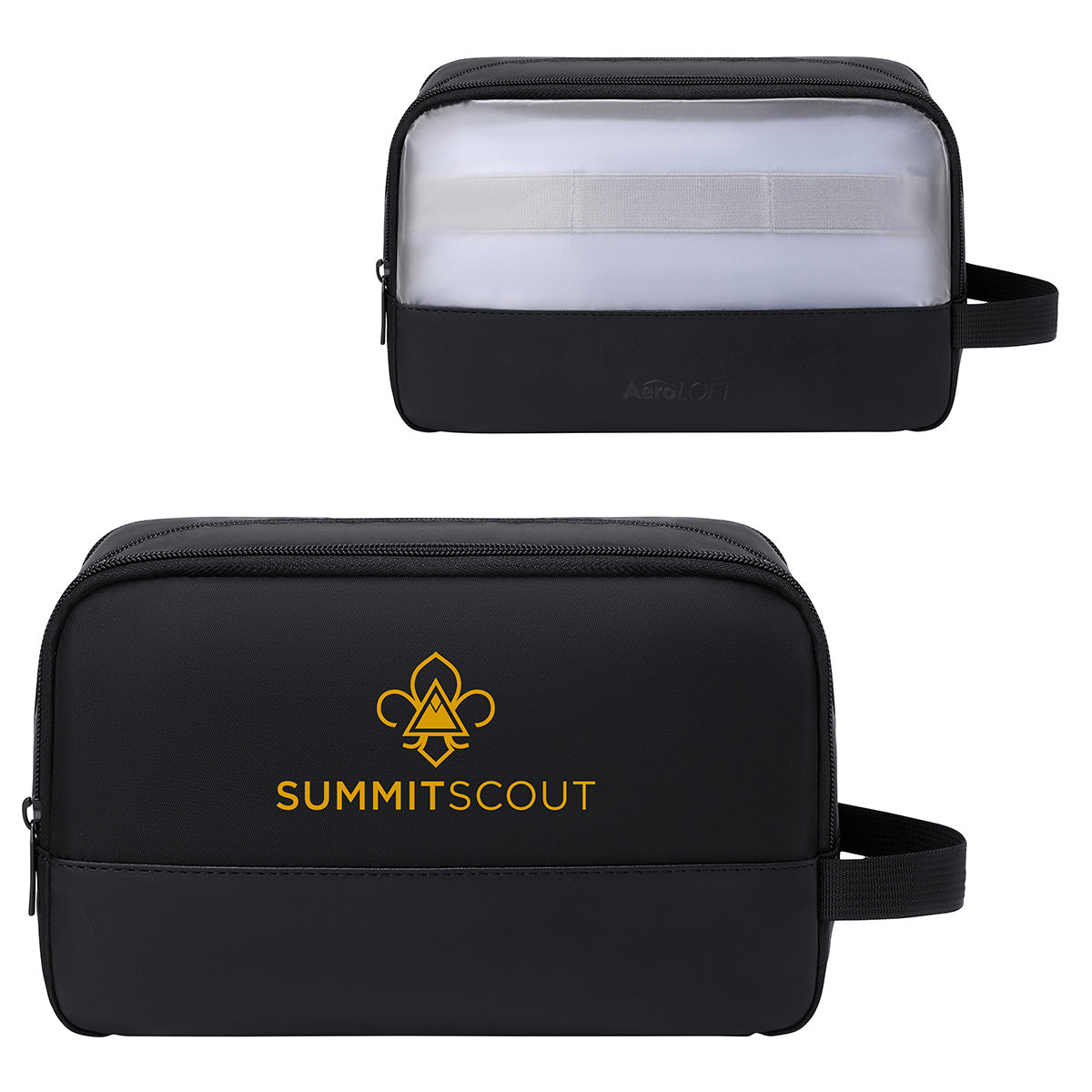 Custom logo AeroLOFT® Wide-Mouth Wet/Dry Toiletry Kit