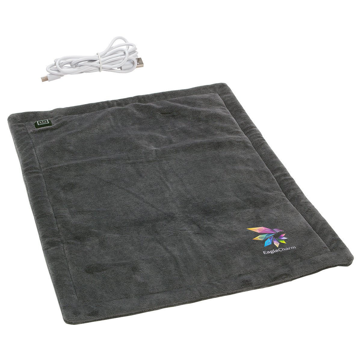 Custom logo BeWell™ Plush USB Electric Heating Pad