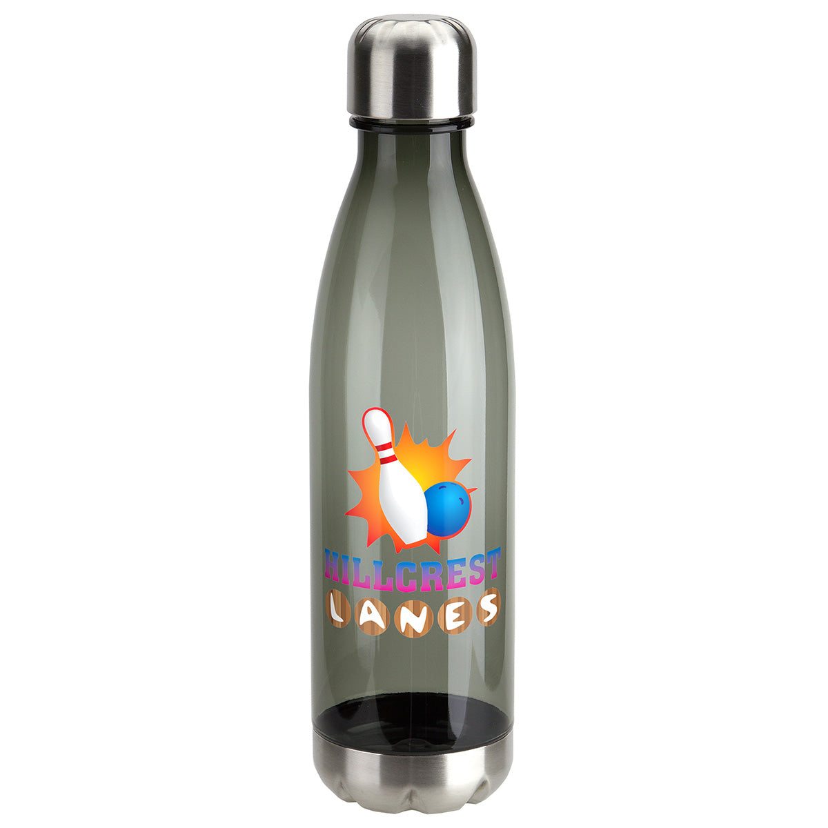 Custom logo Bayside 25 oz Tritan® Bottle with Stainless Base and Cap