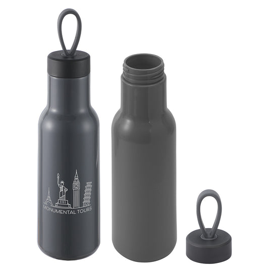 Cameo 23 oz PLA Sports Bottle with Silicone Loop Handle