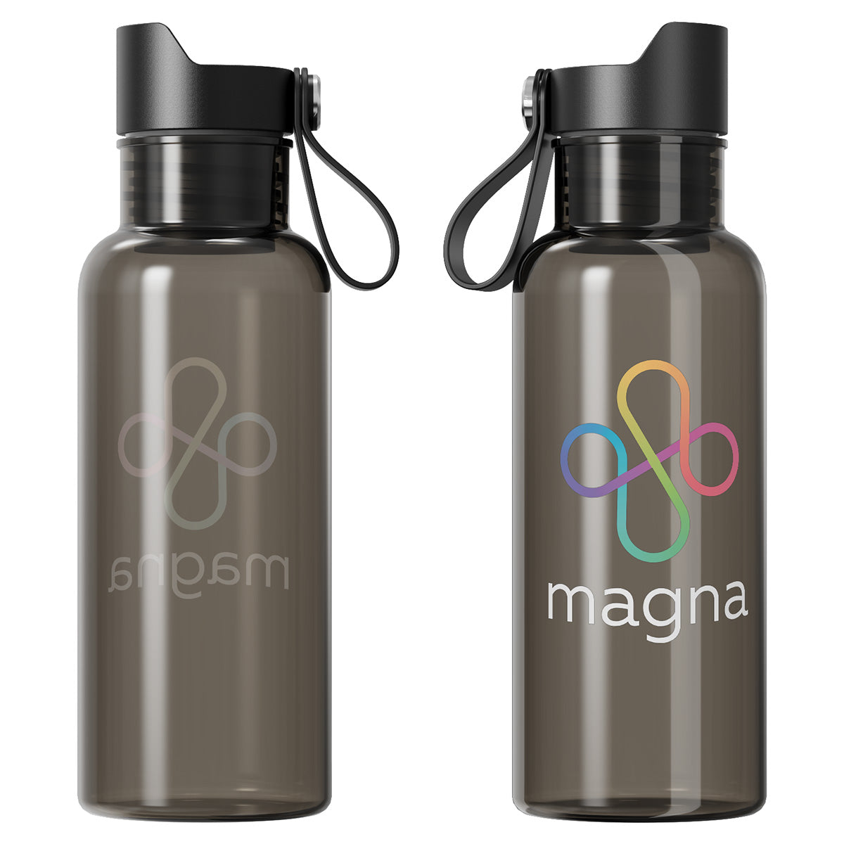 Custom logo Lagoon 20 oz RPET Bottle
