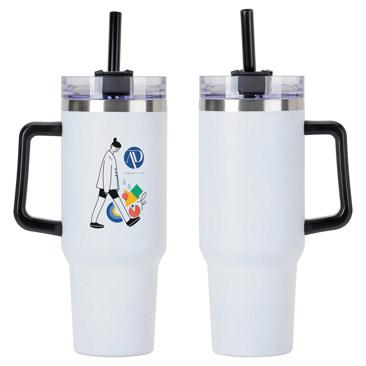 Custom logo Maxim 40 oz Vacuum Insulated Stainless Steel Mug