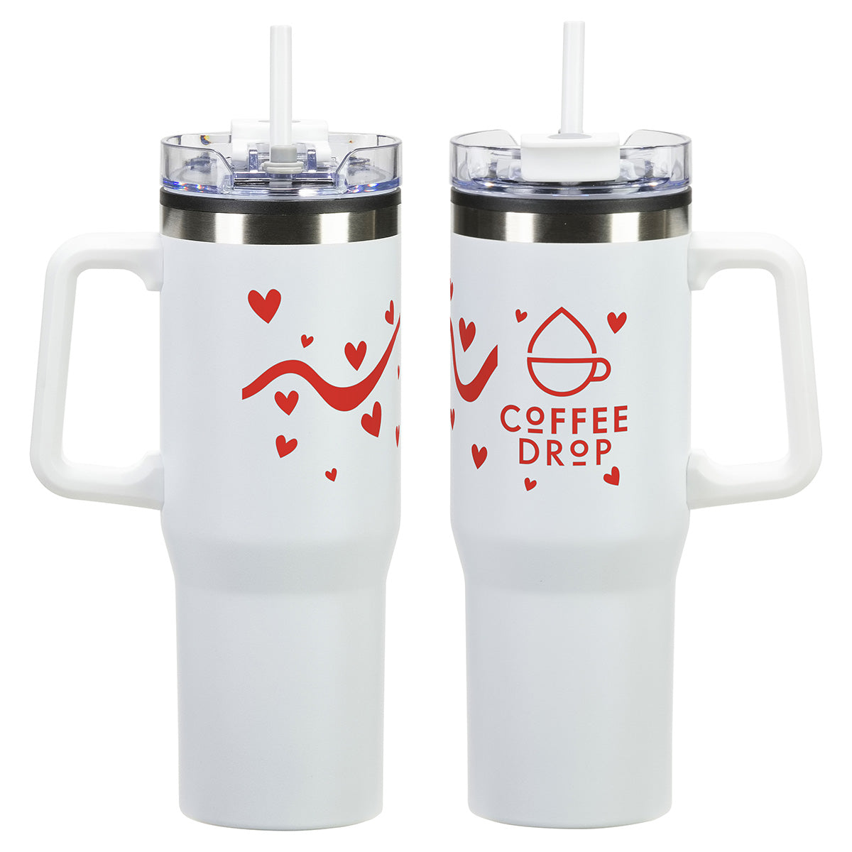Custom logo Oceanic 30 oz Stainless Steel/Polypropylene Mug with Color-Matching Handle