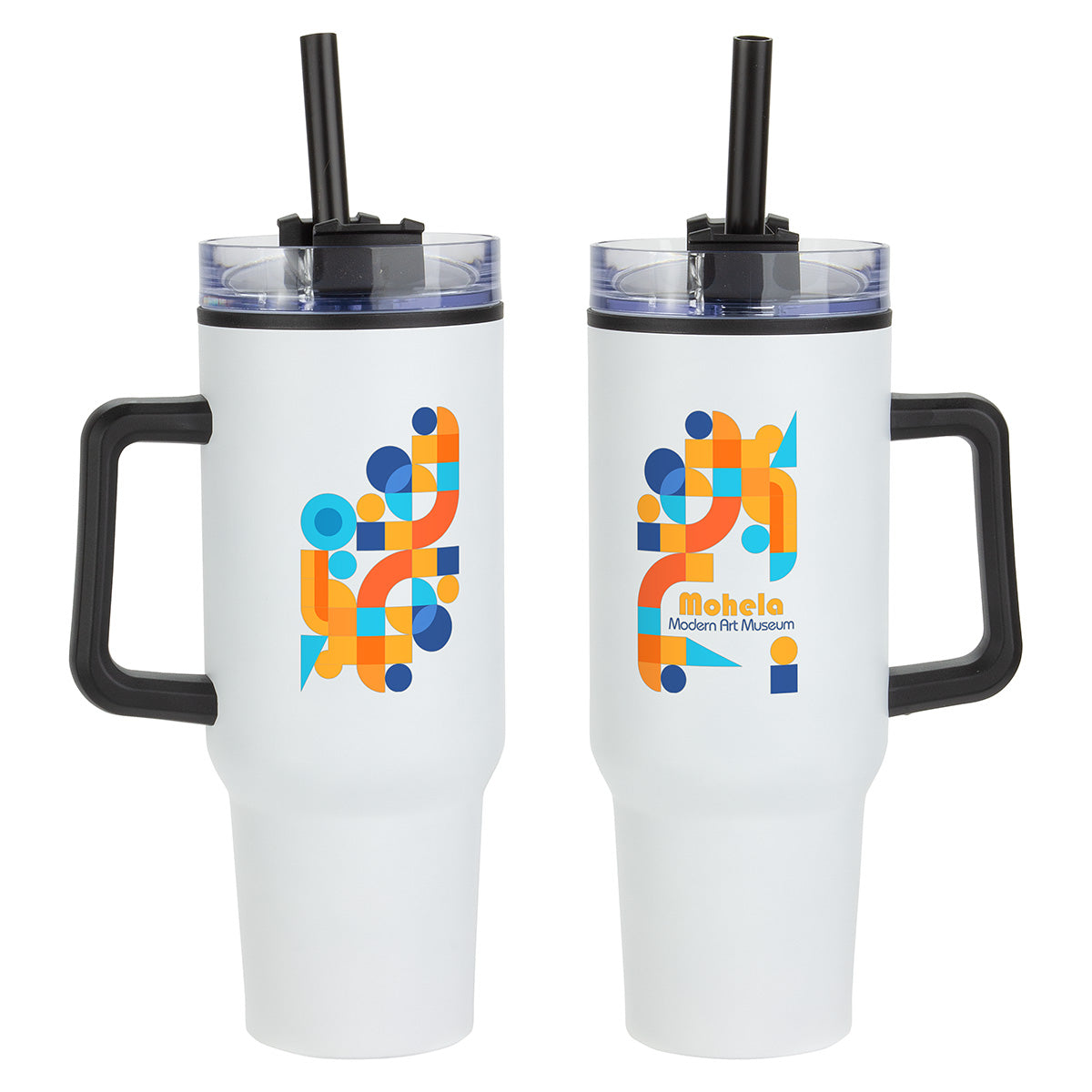 Custom logo Outpost 40 oz Stainless Steel/Polypropylene Mug
