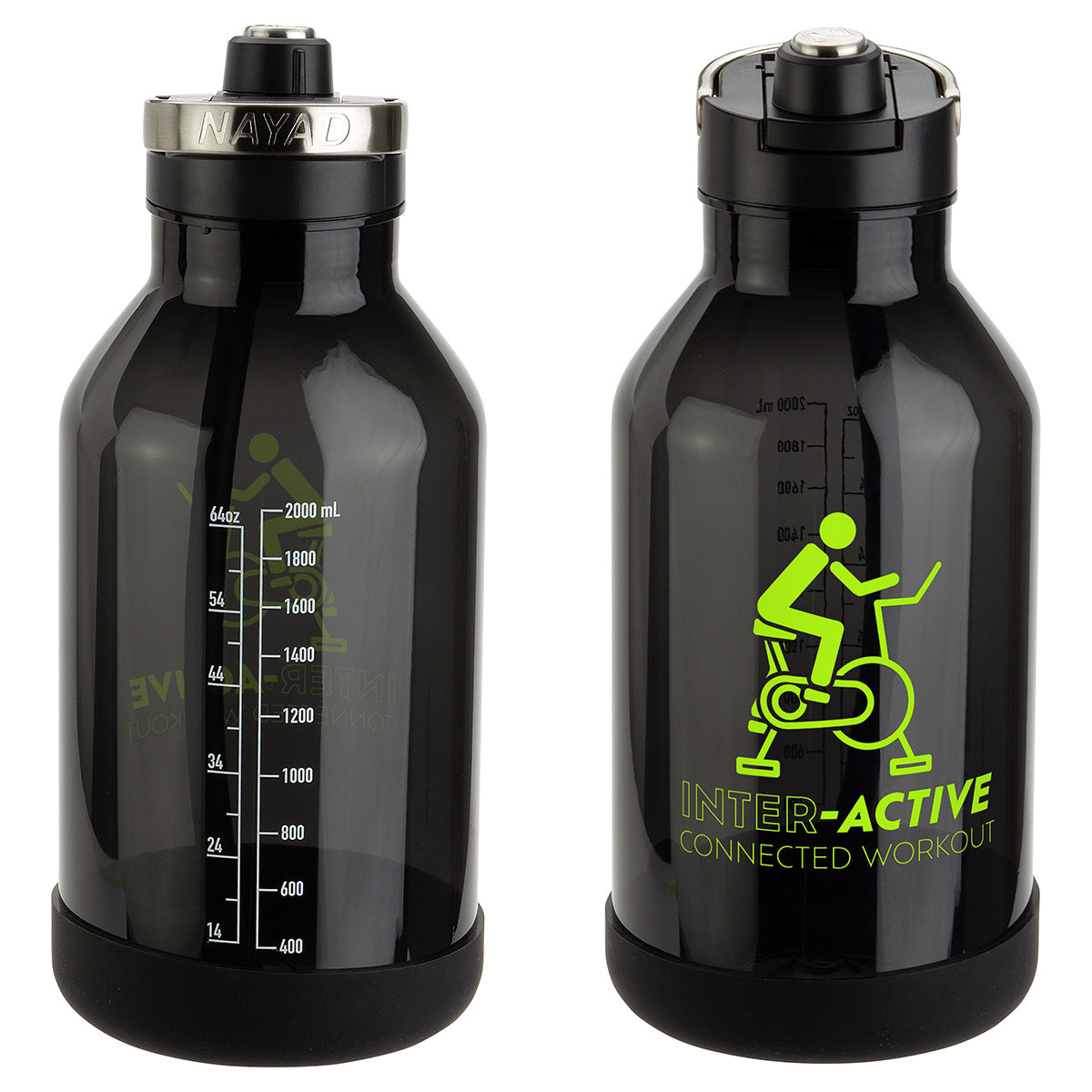 Custom logo NAYAD® Voyager 84 oz Tritan® Jug with Silicone Bumper