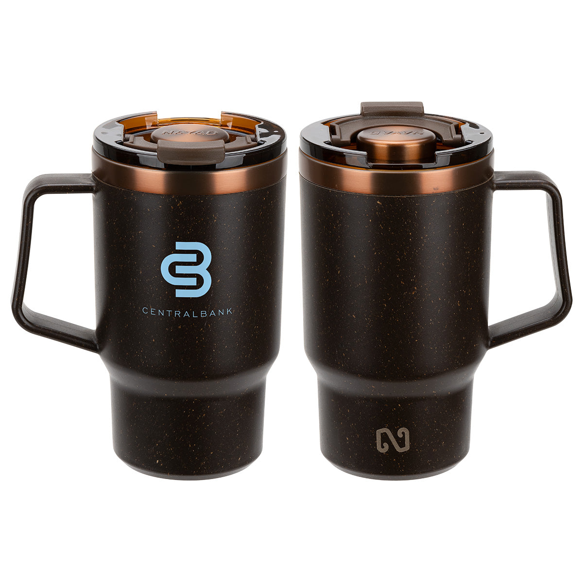 Custom logo NAYAD® Cortado 16 oz Coffee Grounds/Recycled Polypropylene Mug