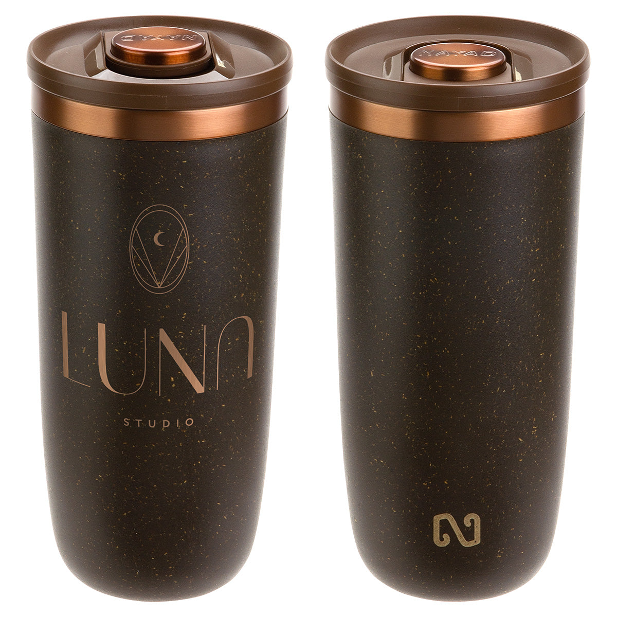 Custom logo NAYAD® Neo 16 oz Coffee Grounds/Recycled Polypropylene Tumbler