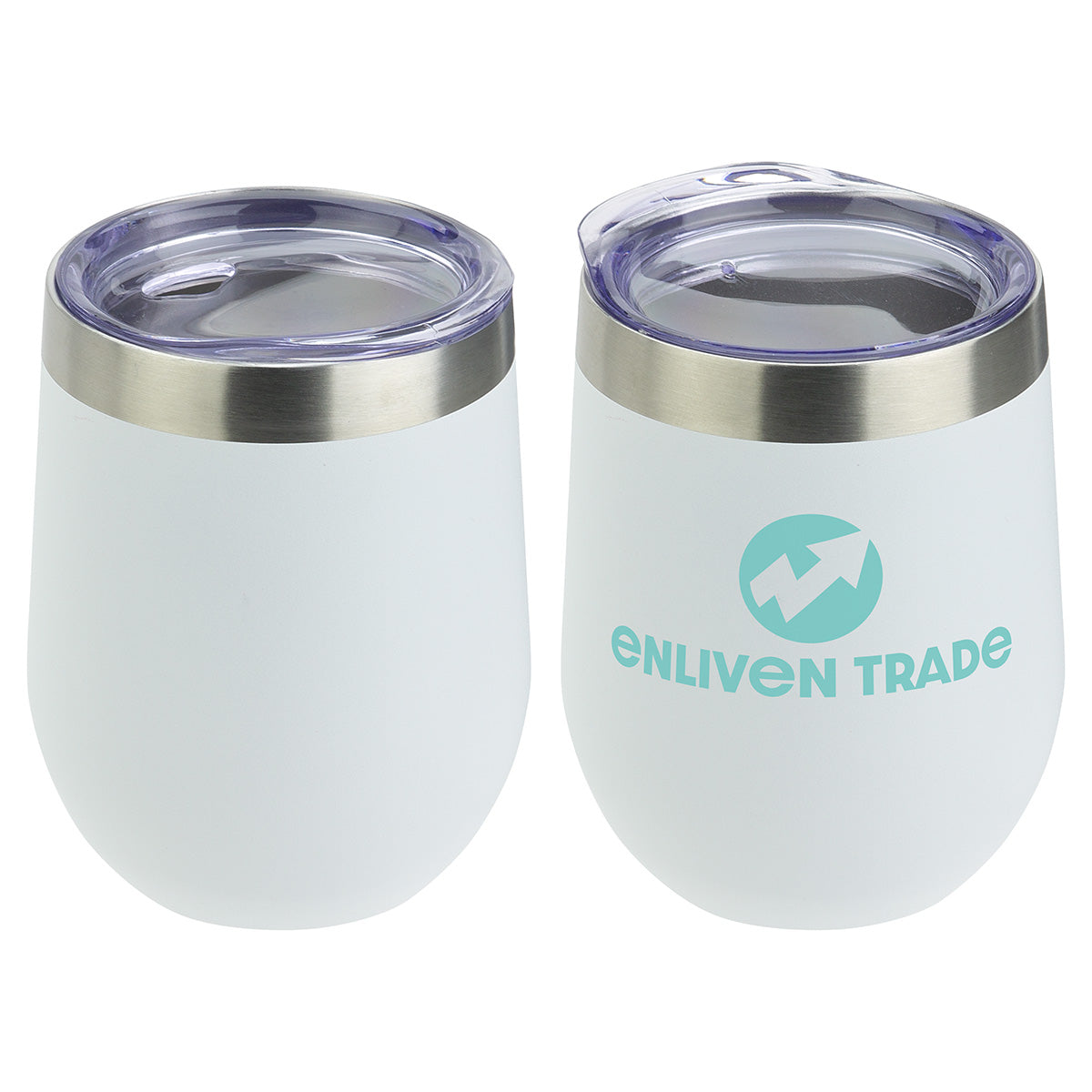 Custom logo SENSO® Classic 10 oz Vacuum Insulated Stainless Steel Wine Tumbler