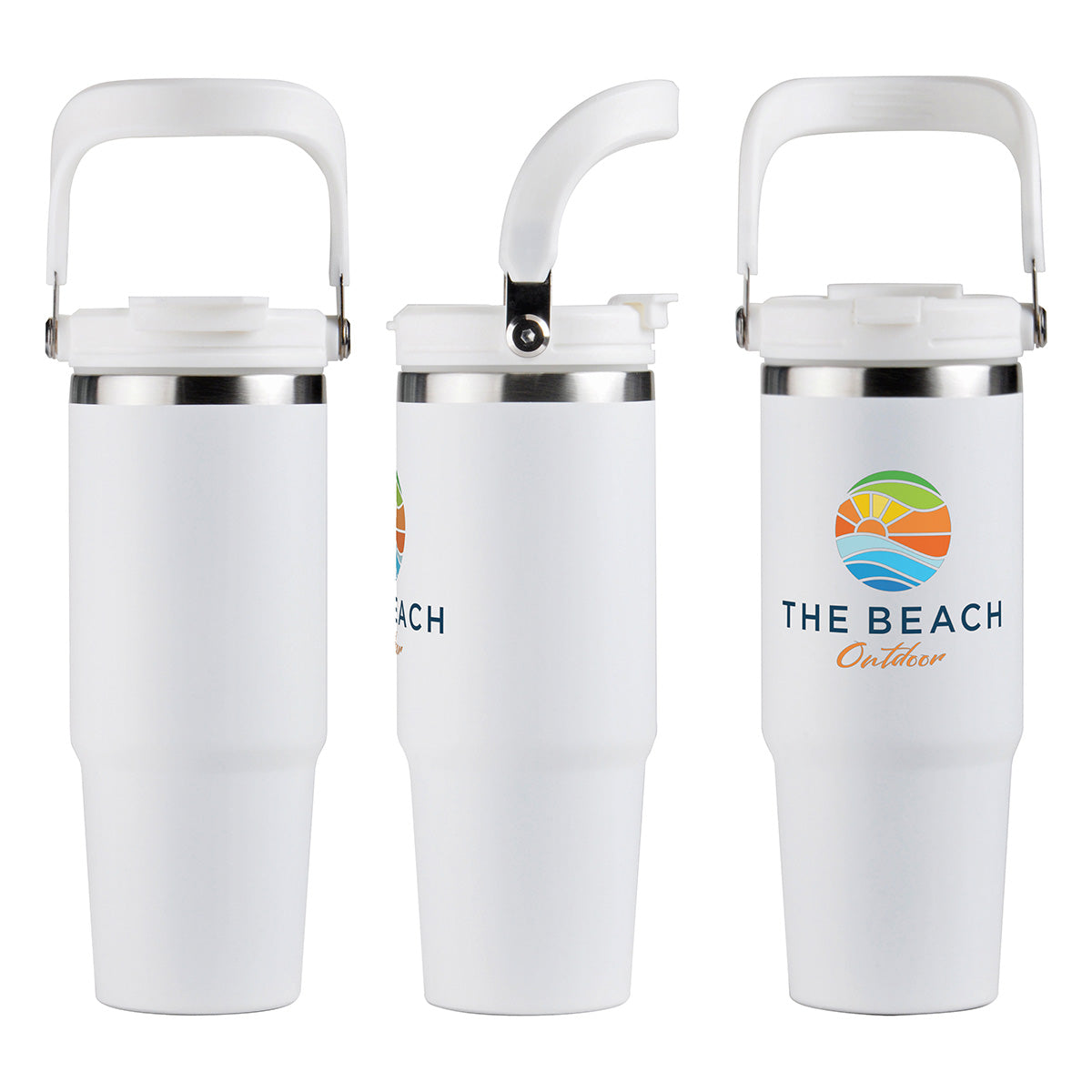 Custom logo SENSO® Venture DuoFlow 30 oz Vacuum Insulated Stainless Steel Travel Tumbler
