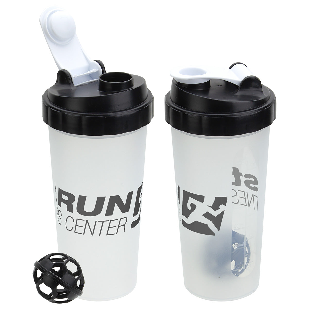 Custom logo Flip-Top 20 oz Plastic Shaker Tumbler