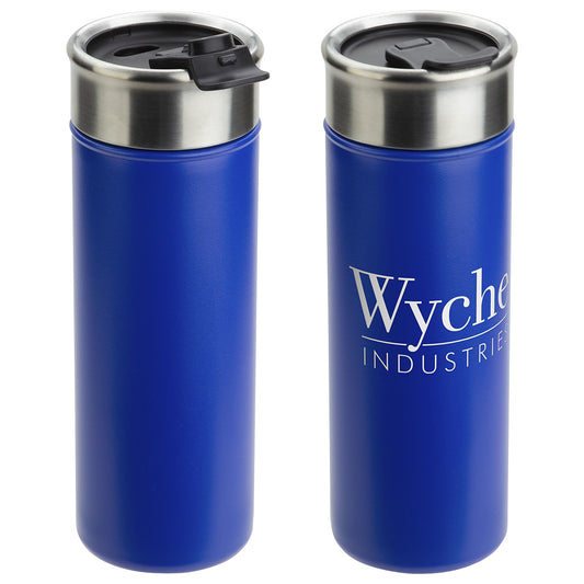 Custom logo Solari 18 oz Copper-Lined Powder-Coated Insulated Tumbler