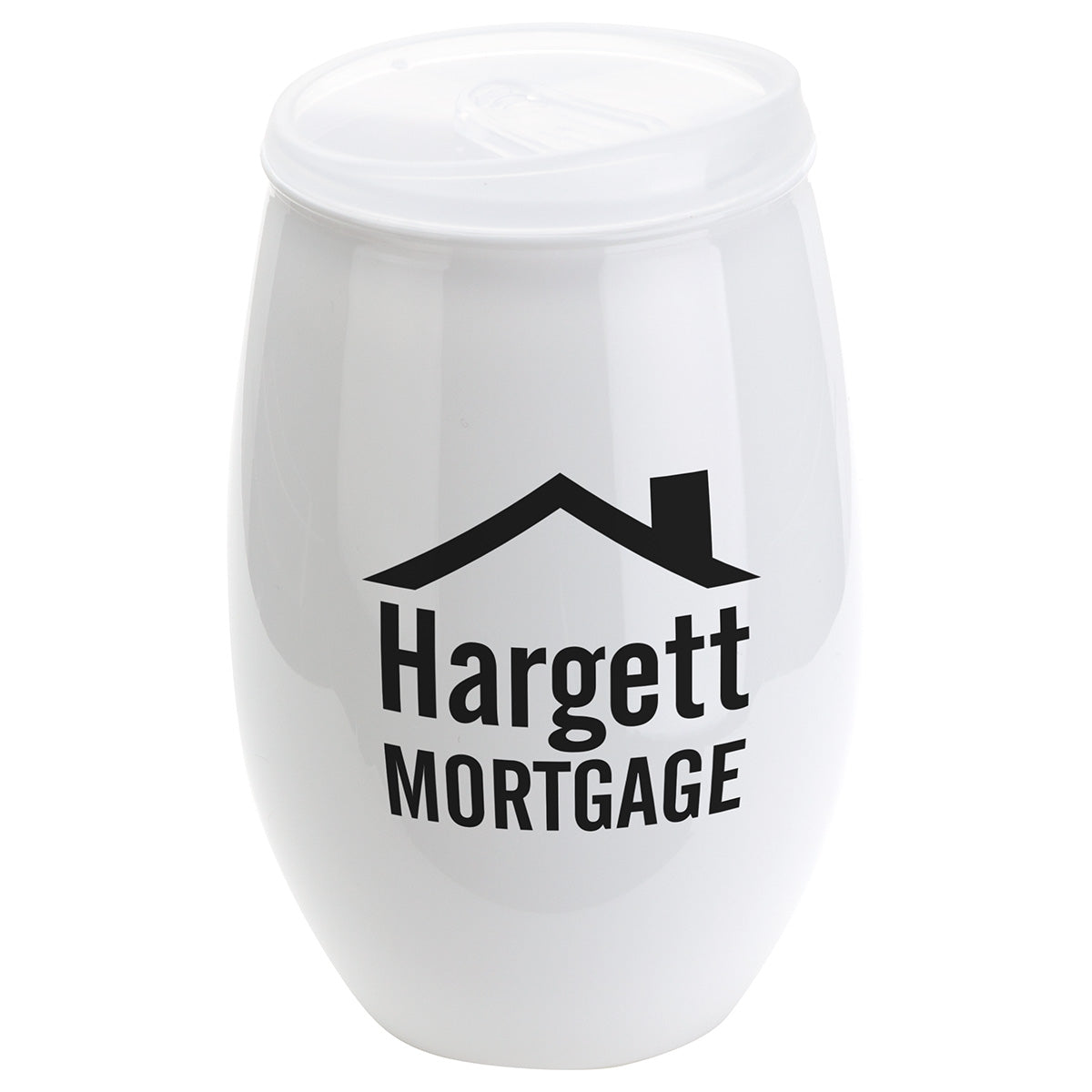 Custom logo Vintage 16 oz Tritan® High Gloss Wine Glass with Lid