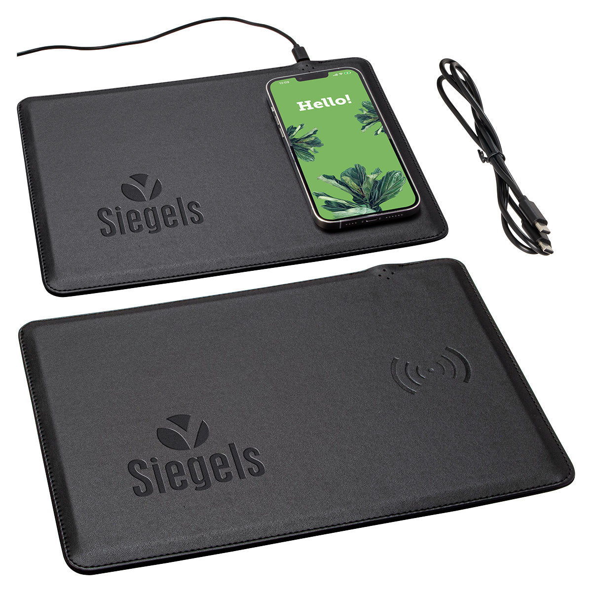 Custom logo Aspire Mouse Pad with 15W Wireless Charger