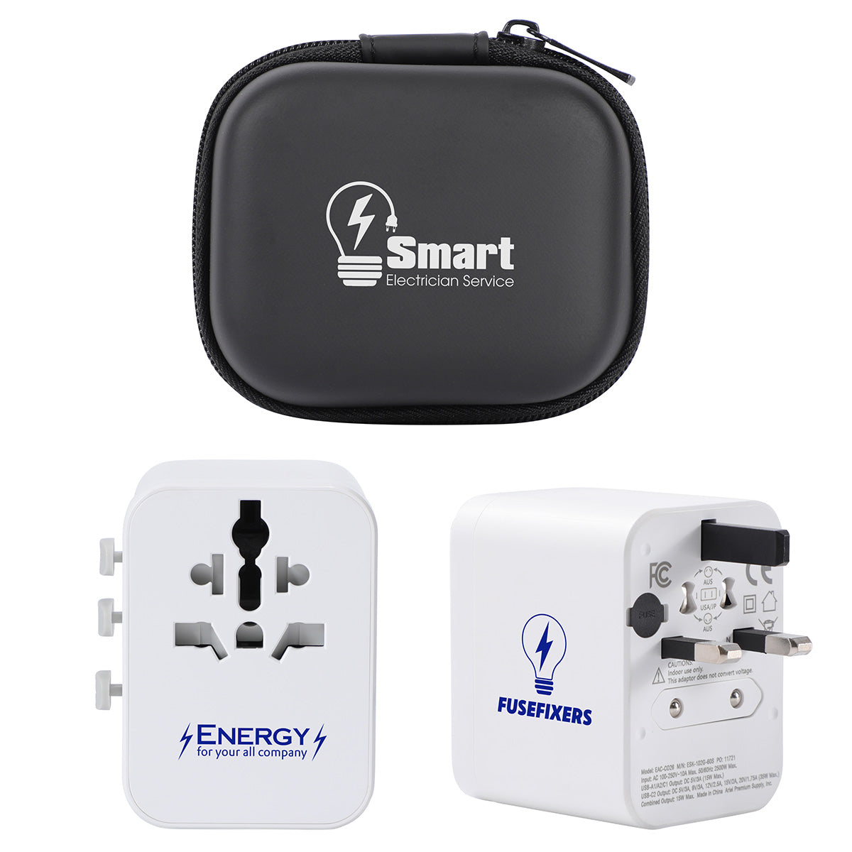 Custom logo Concierge 35W PD 4-Port Universal Travel Adapter