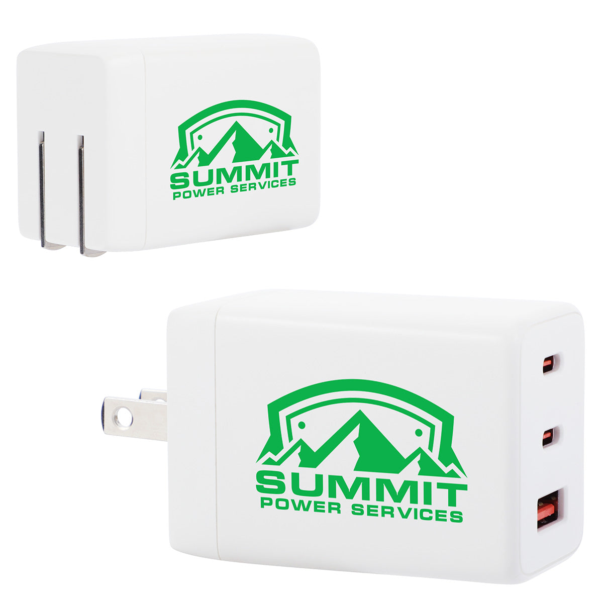 Custom logo Convoy 65W 3-Port Wall Charger