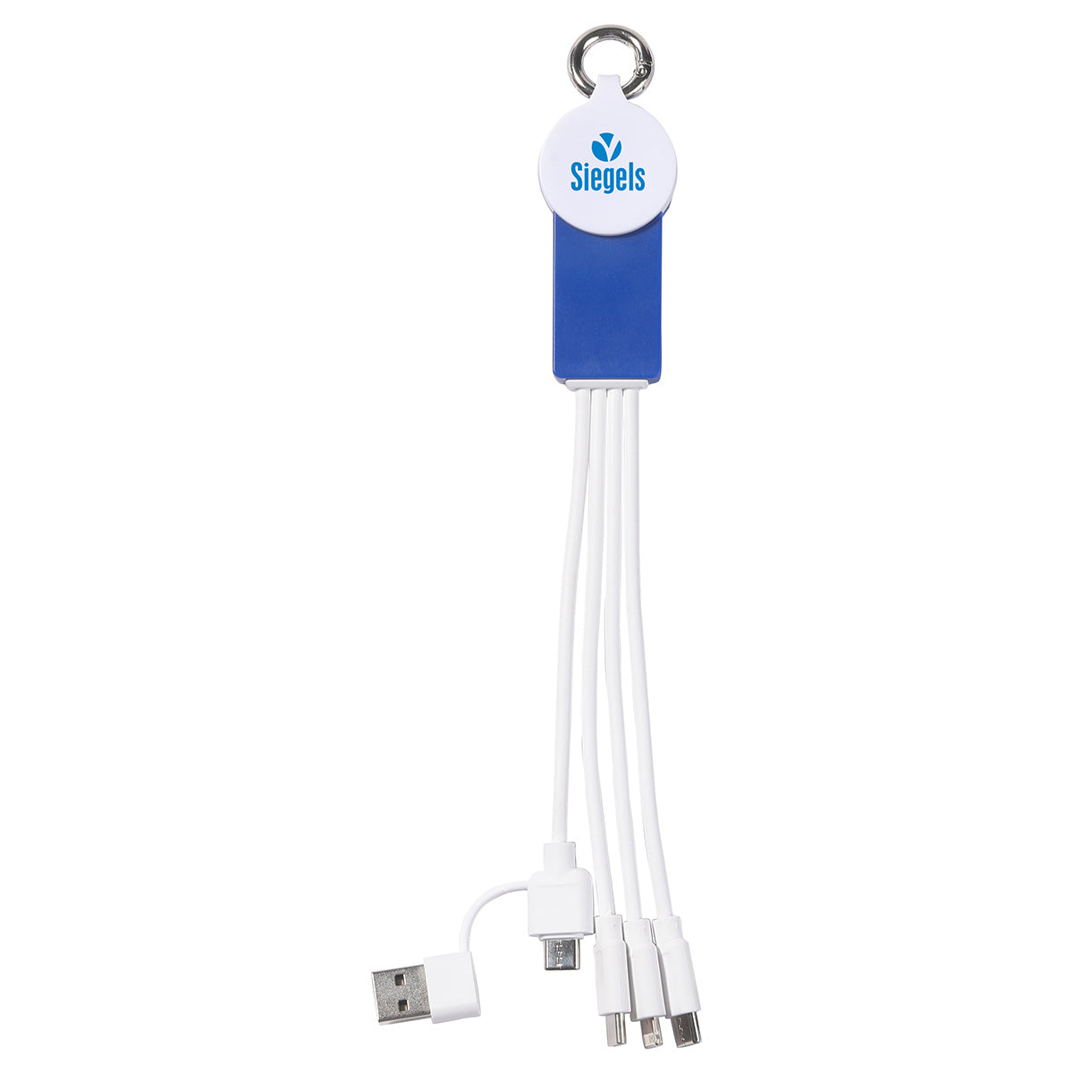 Custom logo Tribute 4-in-1 Charging Cable with Watch Charger