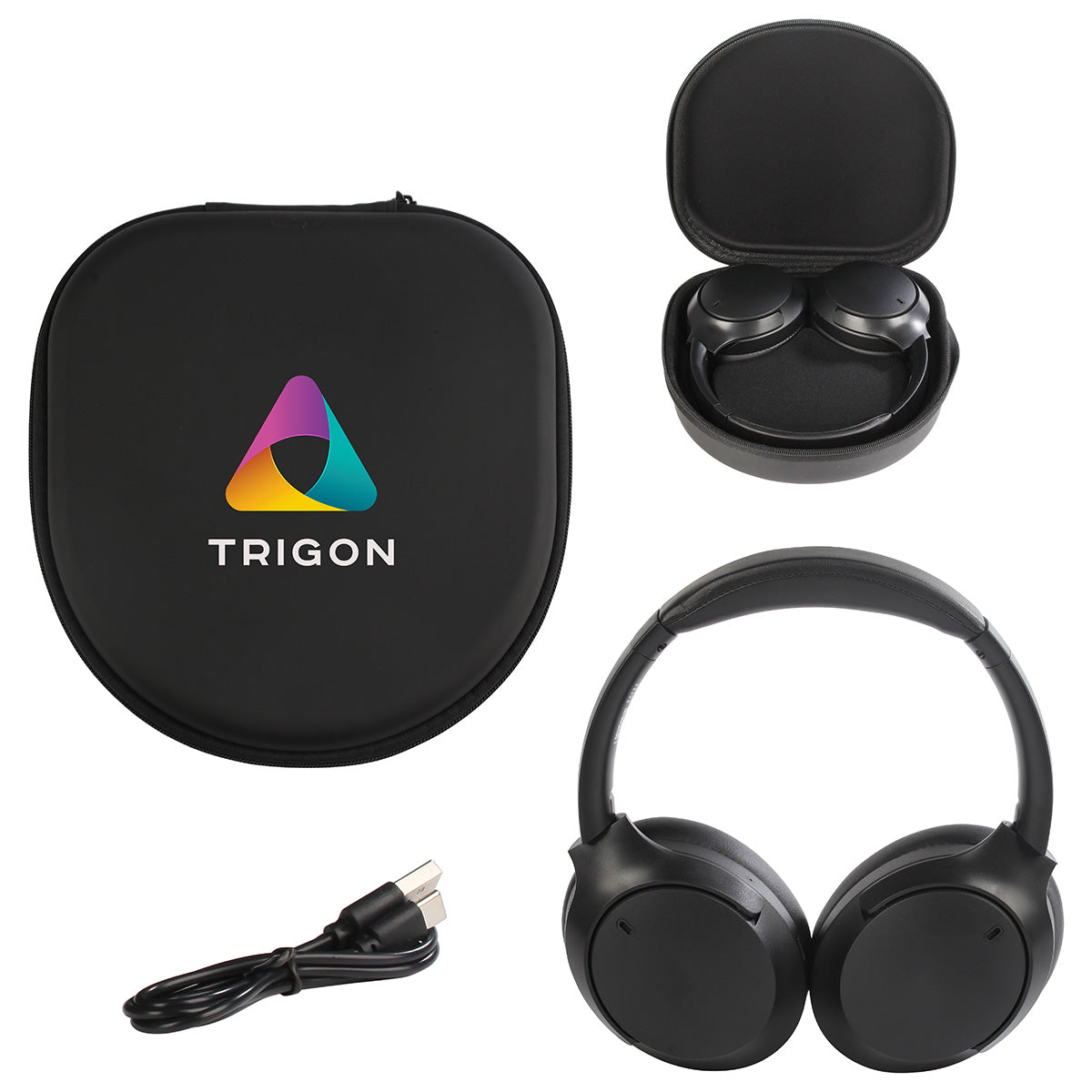 Custom logo Pulse Active Noise Canceling Headphones