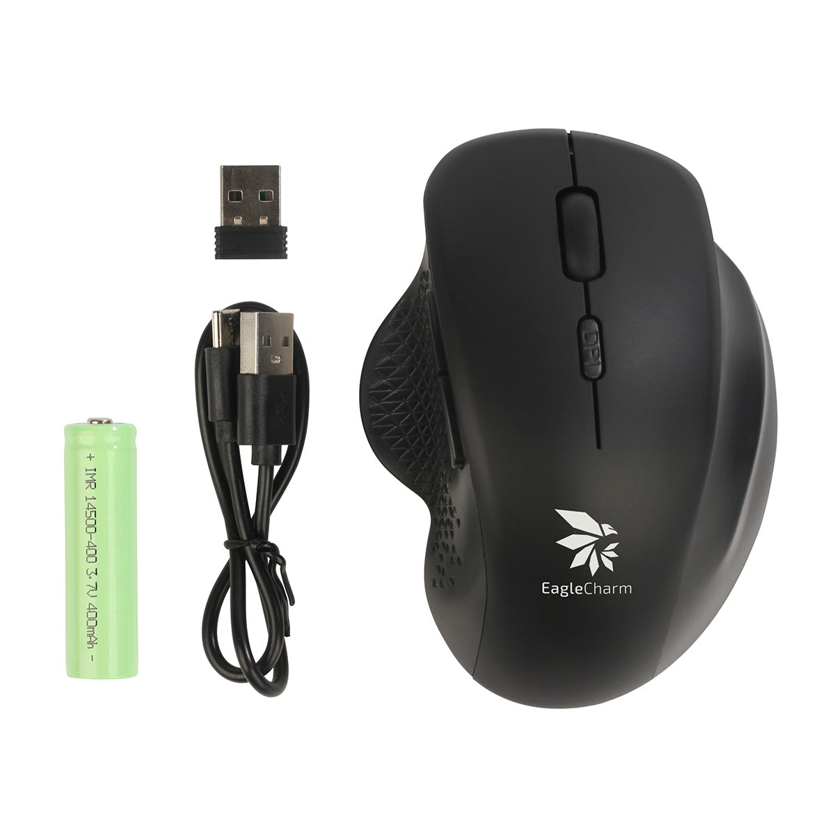Custom logo Ascent Rechargeable Wireless Mouse
