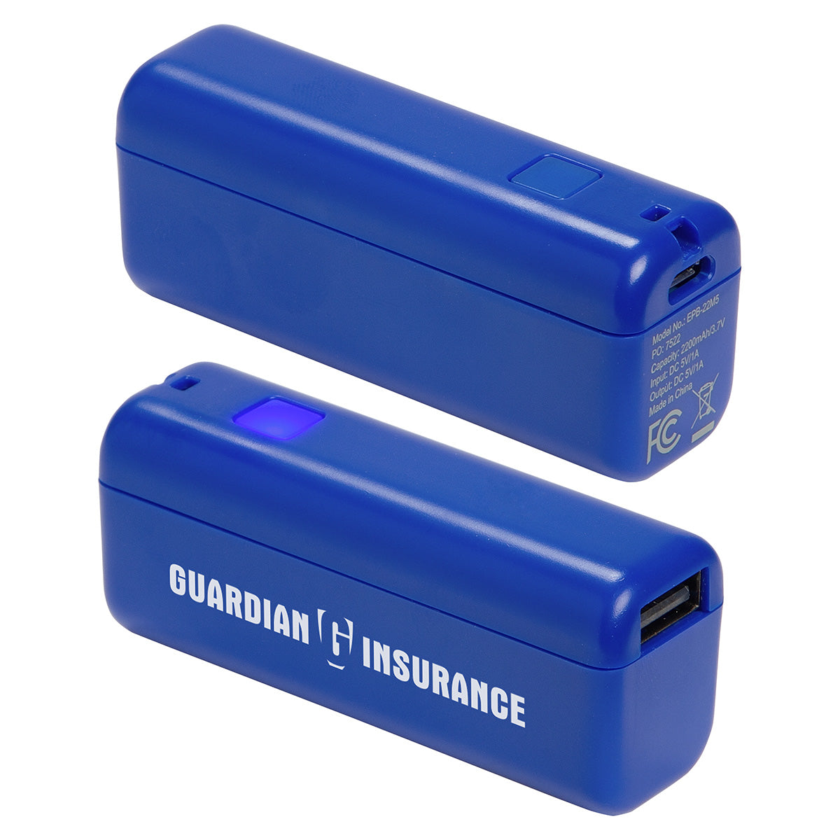 Custom logo Mini 2200mAh Power Bank
