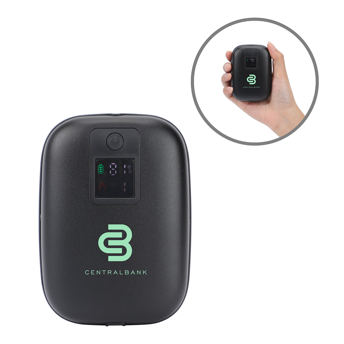 Custom logo Ember Combo Hand Warmer & 10000mAh Power Bank